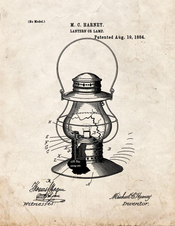 Lantern Patent Print