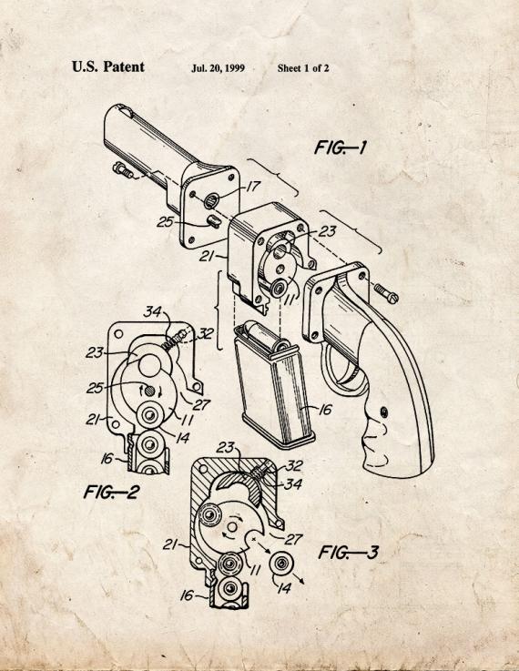 Resilient Breech Firearm Patent Print