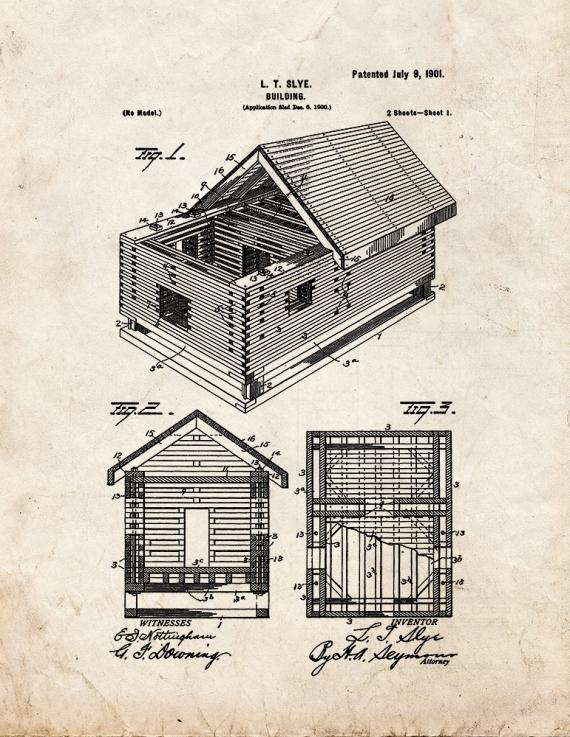 Building Patent Print