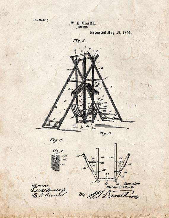 Swing Patent Print