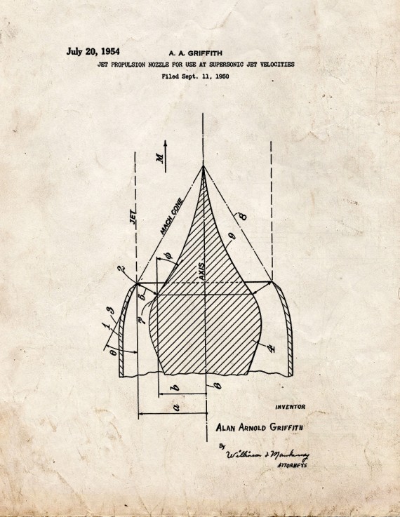 Jet-propulsion Nozzle Patent Print