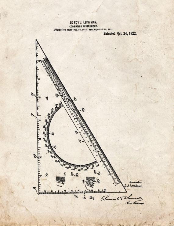 Computing Instrument Patent Print