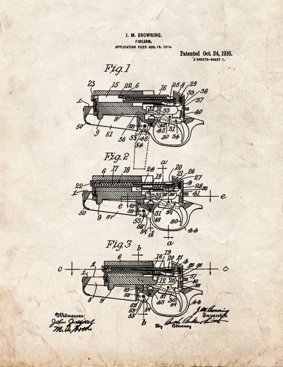 Firearm Patent Print