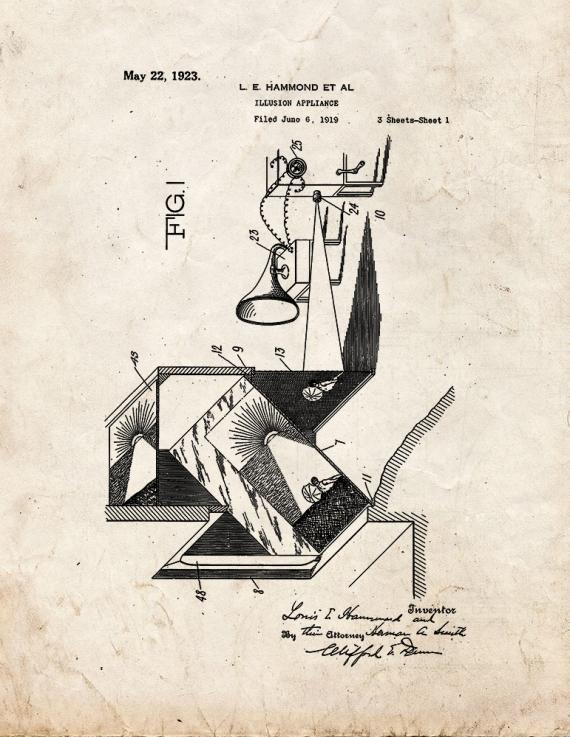 Illusion Appliance Patent Print