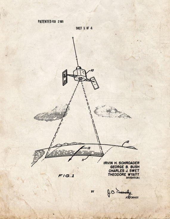 Television Satellite System Patent Print