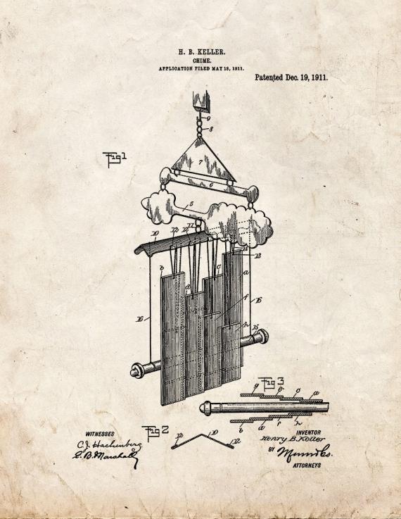 Chime Patent Print