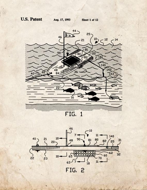 Enhanced Fish Attractor Device Patent Print