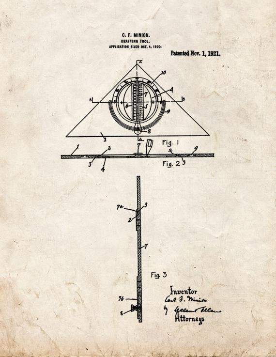 Drafting Tool Patent Print