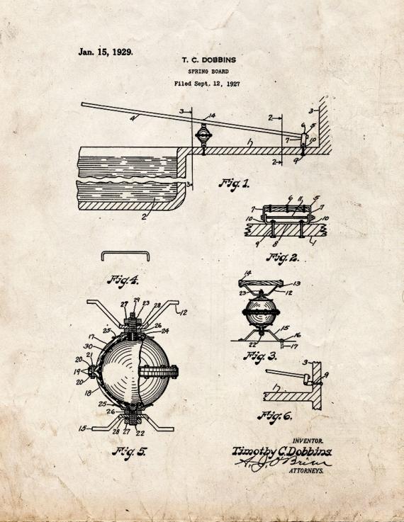Springboard Patent Print