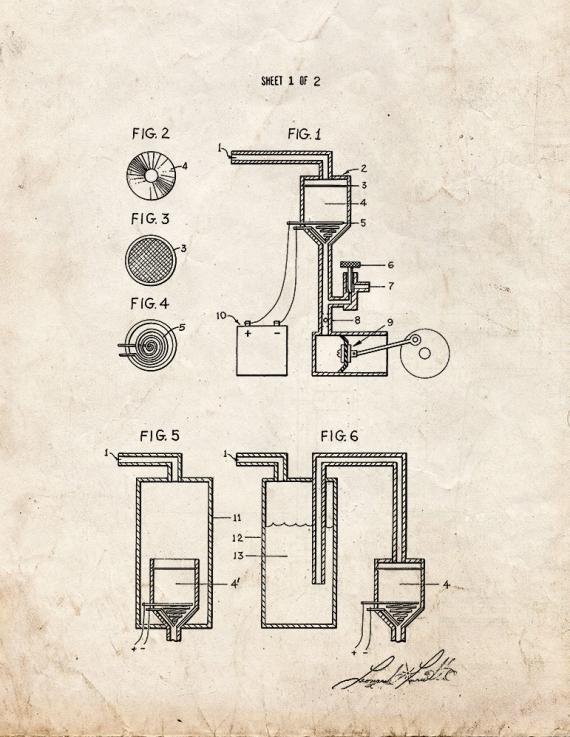 Smoking Pipe Patent Print