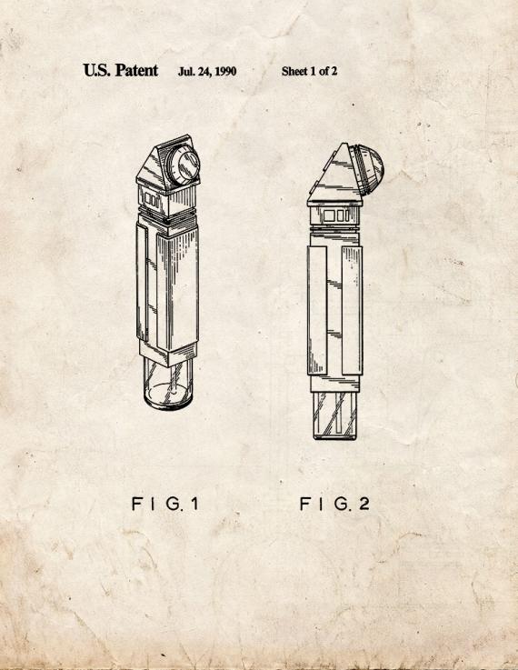 Star Trek Hypospray Patent Print