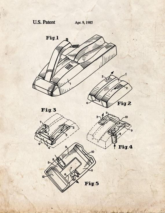 Super Ventilator Jet Ski Engine Hood Patent Print