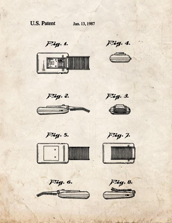 Star Trek Wrist Communicator Patent Print