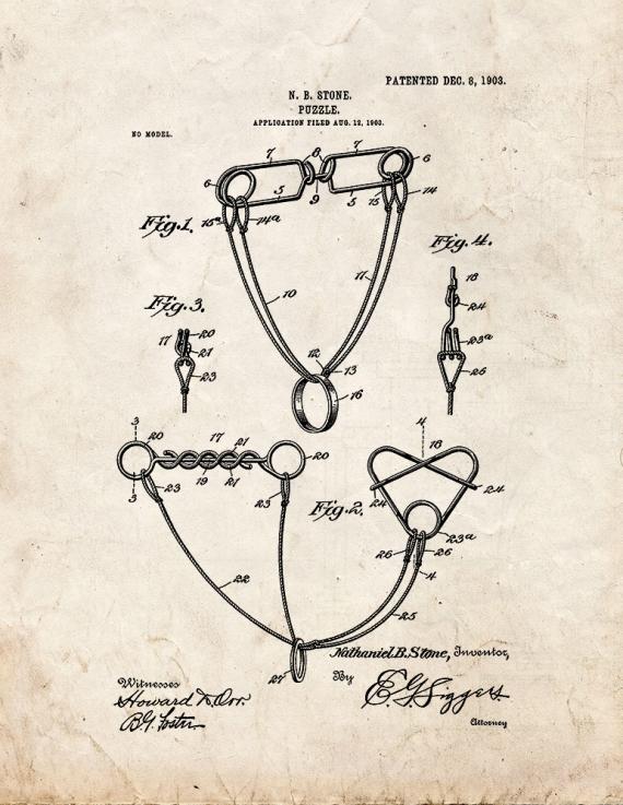 Puzzle Patent Print