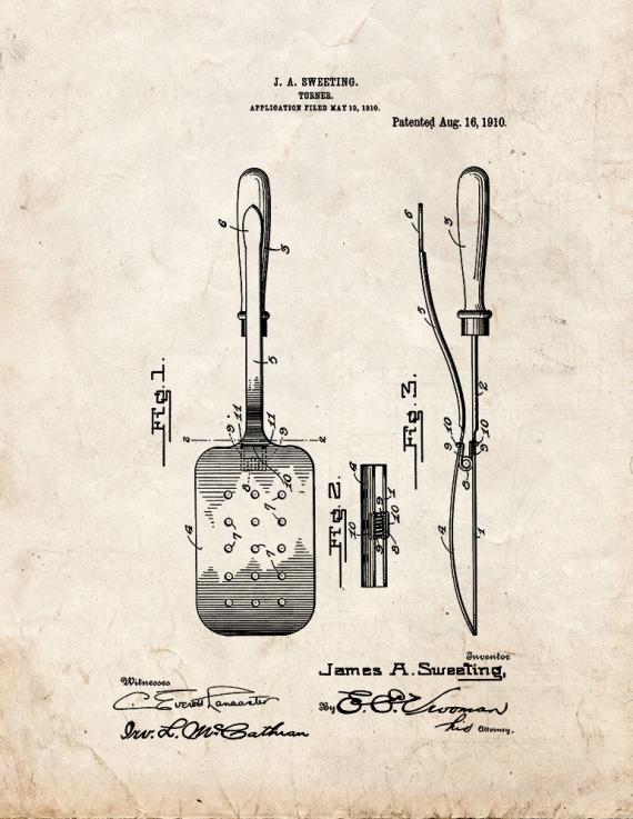 Spatula Patent Print